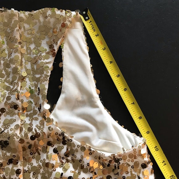Gold sequins / Rag&Bone top - Picture 5 of 17